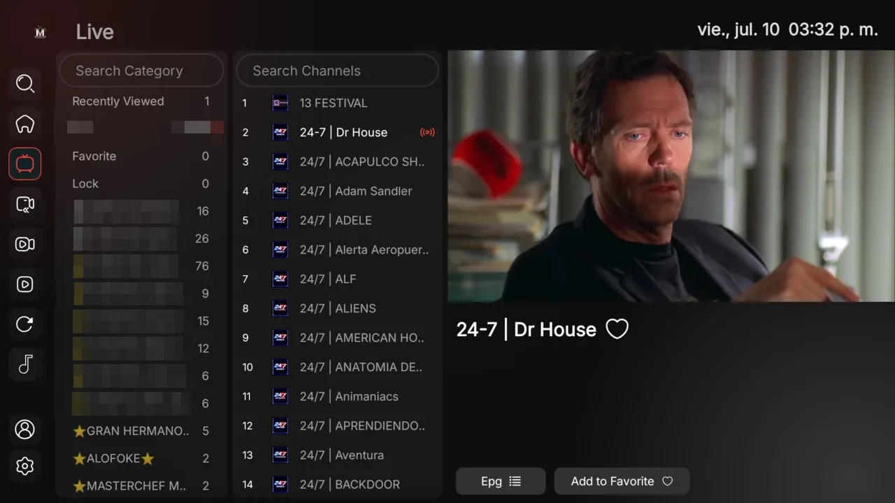9Xtream4K — Live TV