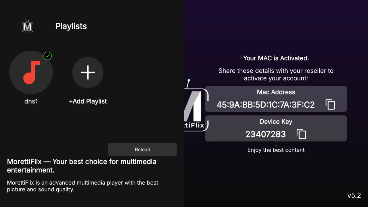 9Xtream4K — playlist management