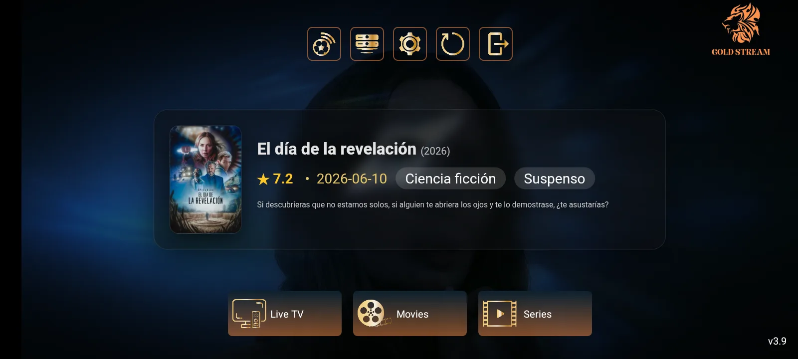 IBO GOLD - Tema 7 de pantalla principal