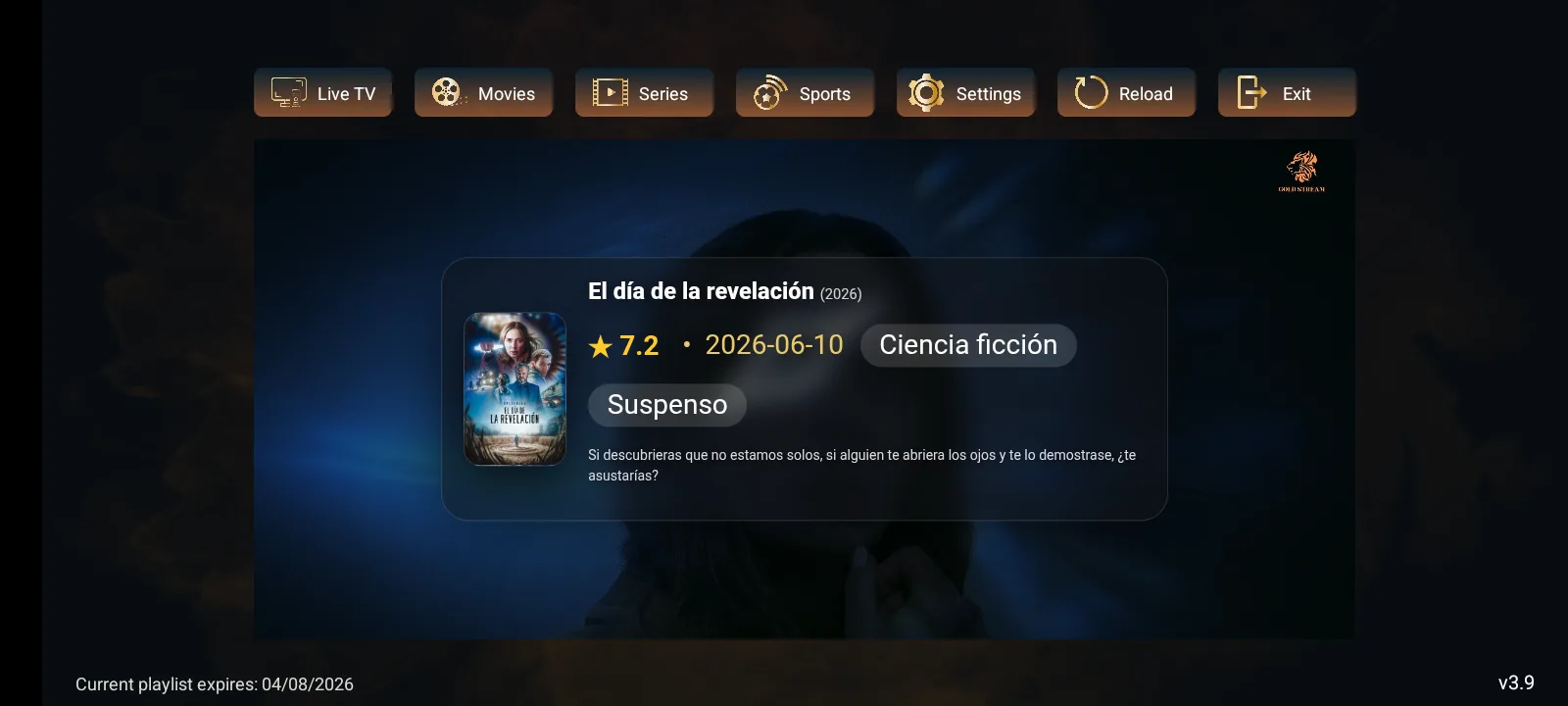IBO GOLD - Tema 8 de pantalla principal