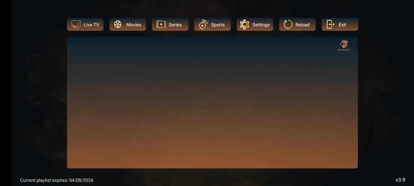IBO GOLD - Tema 9 de pantalla principal