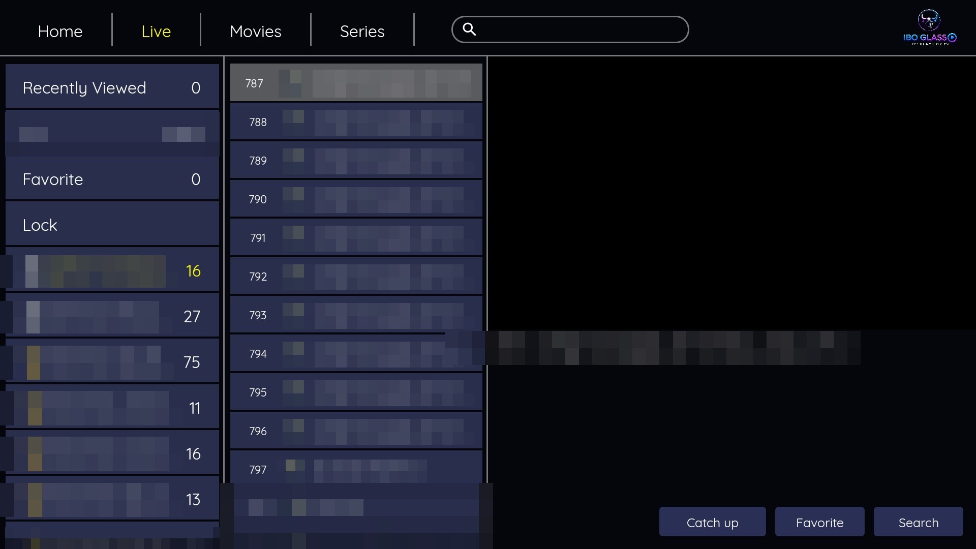 IBO X4.3 — Live TV