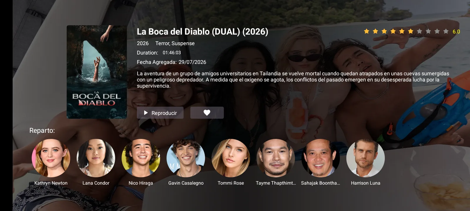 LPRO Player Pro - Ficha de película con sinopsis, calificación y reparto con fotos
