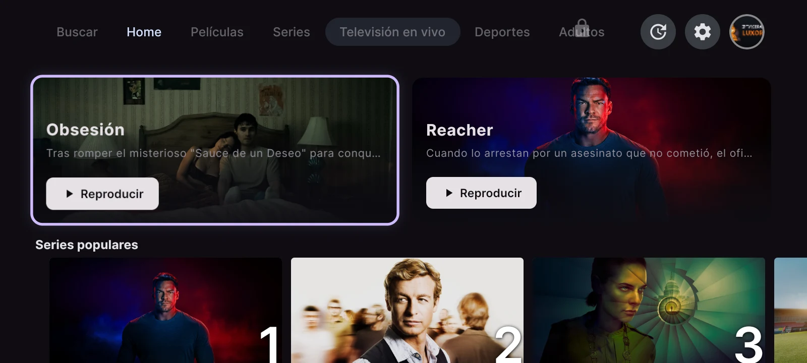 LUXOR IPTV PLAYER