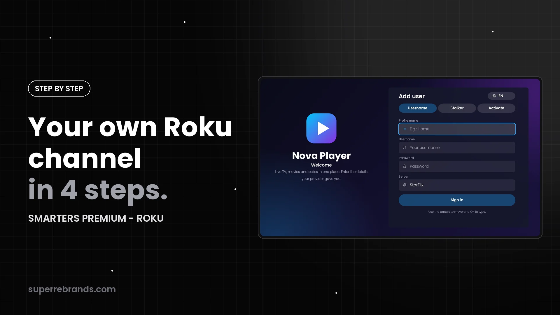 How to launch your own Roku channel with your brand in 4 steps