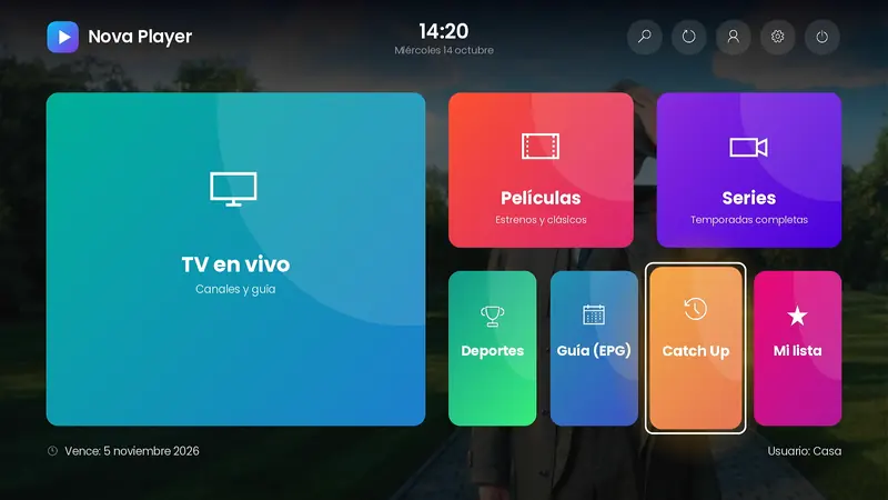 Diseño Destacado sobre un fondo que rota