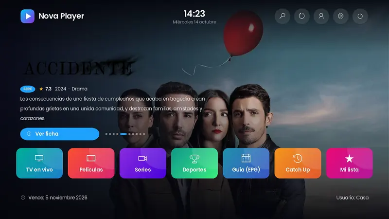 Diseño Portada mostrando el siguiente destacado