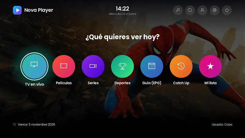 Diseño de inicio Iconos: fila de botones redondos sobre el fondo