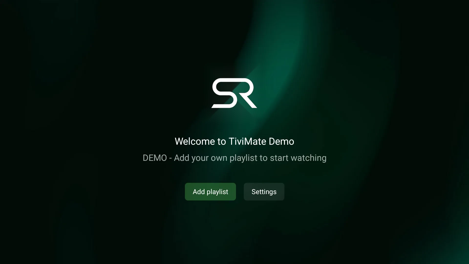 Pantalla de bienvenida con tu logo y fondo personalizado