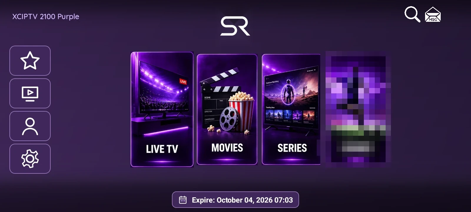 XCIPTV 2100 Purple